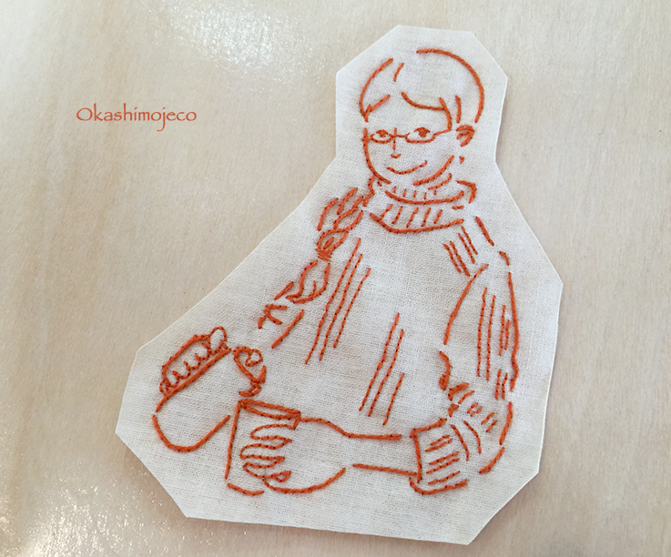 Okashimojeco 刺繍イラスト マナブdeアソボ づくリンク